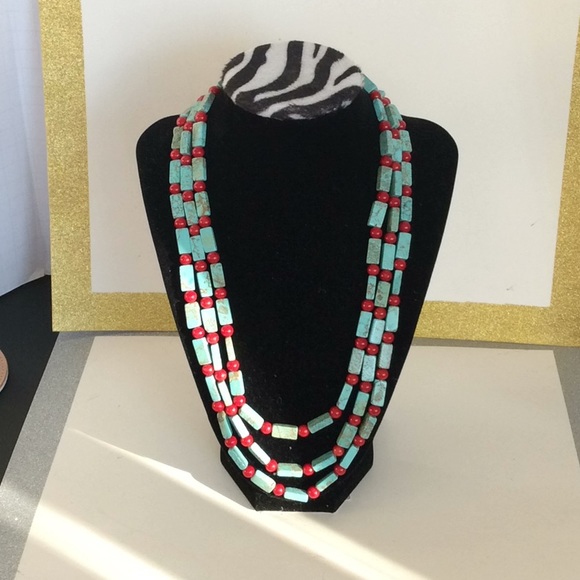 South Sun Sterling Silver Stone Necklace - Picture 1 of 7